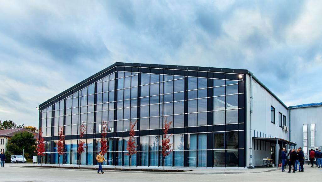 Виробнича база ПРЕФАБ будинків Hutjet в м. Бровари